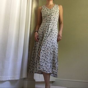 Vintage floral maxi dress